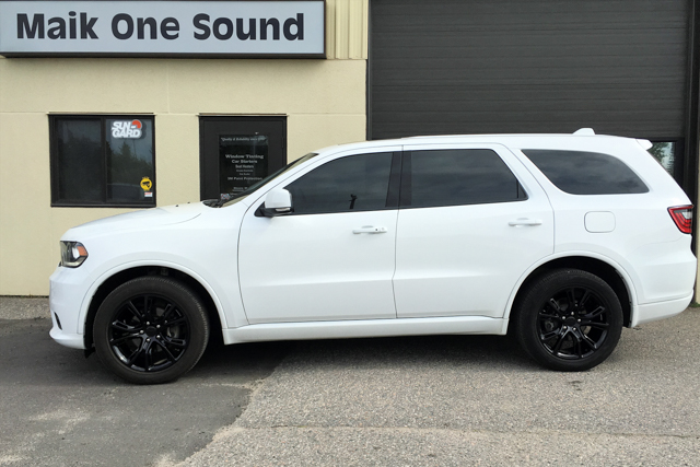 2019 Dodge Durango with professional window tint in North Bay